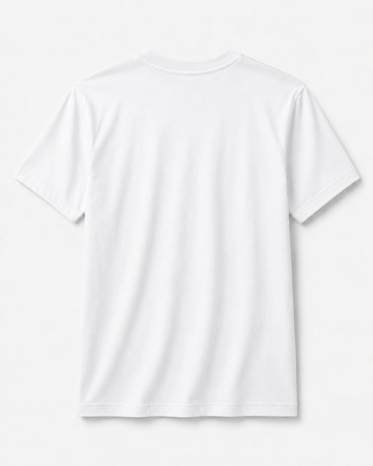 Solrize Essential White Tee back view
