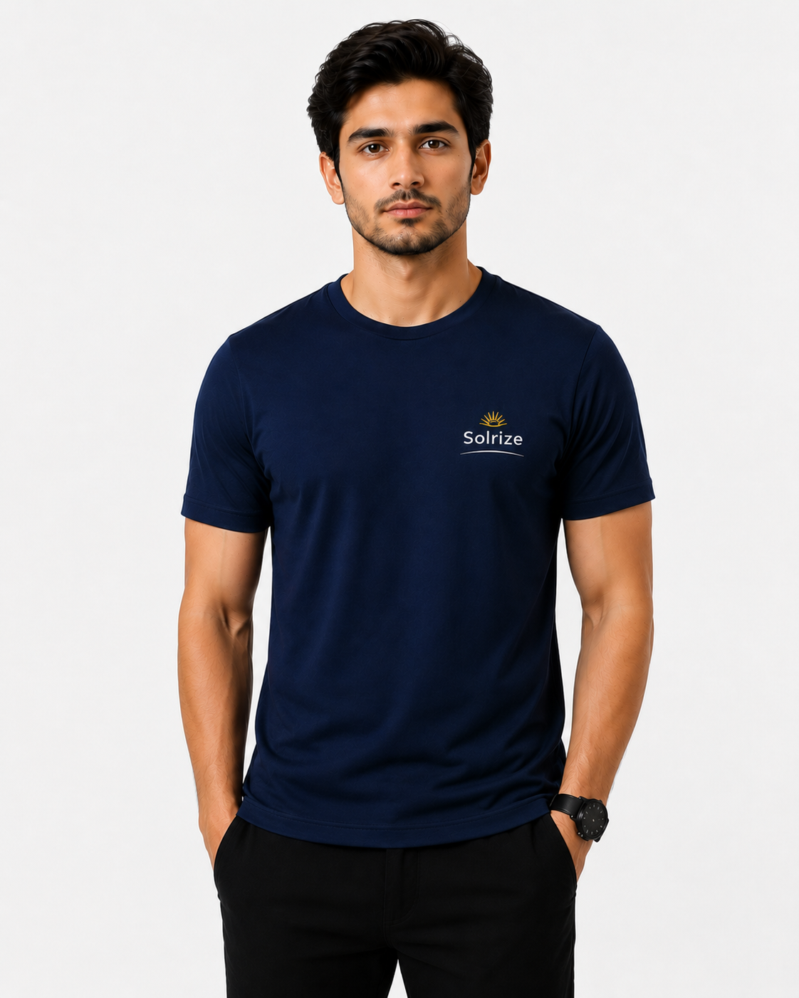 Solrize Essential Navy Blue Tee