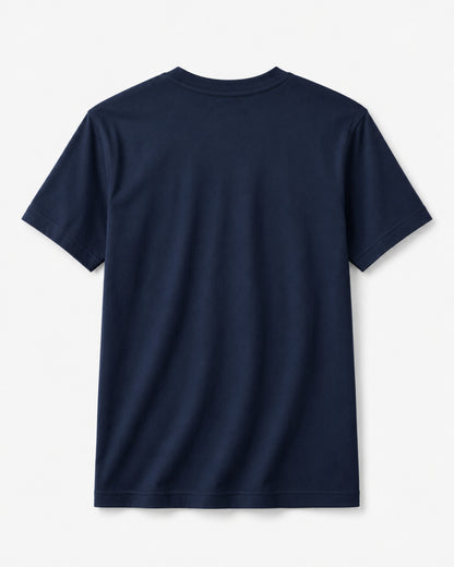 Solrize Essential Navy Blue Tee back view