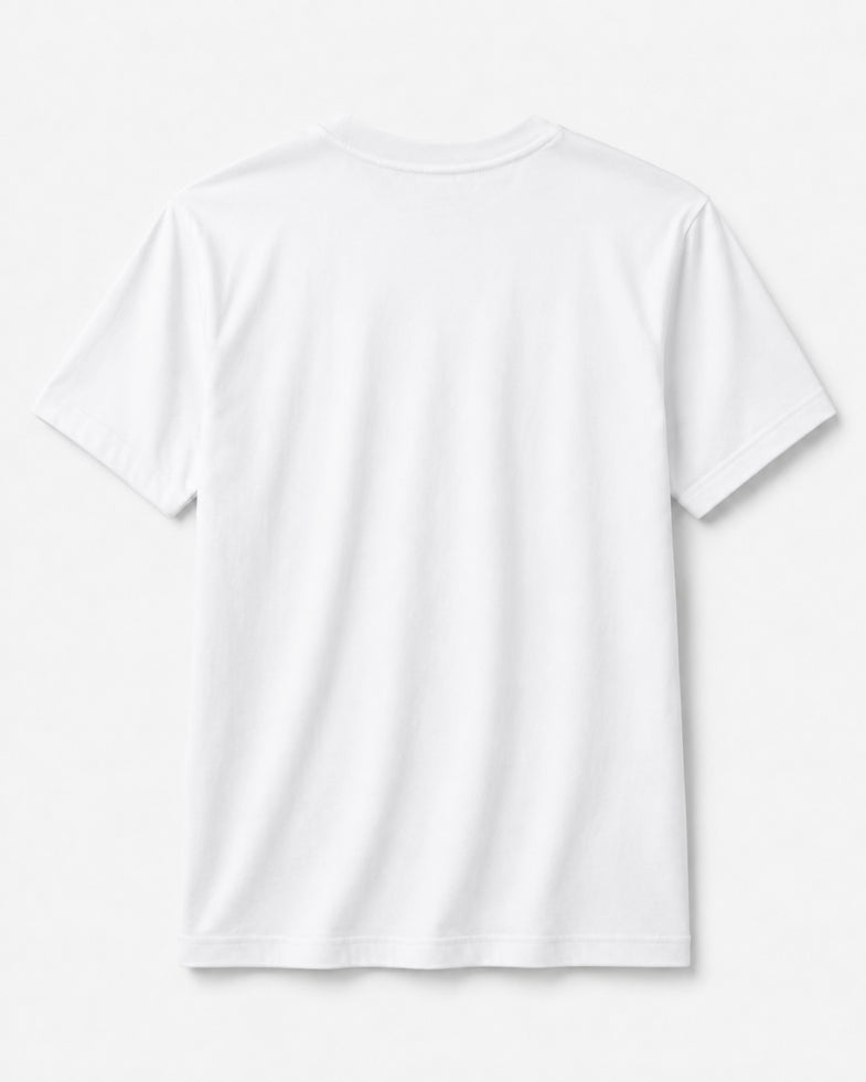 Solrize Essential White Tee back view