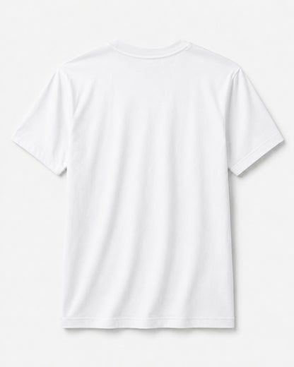 Solrize Essential White Tee back view